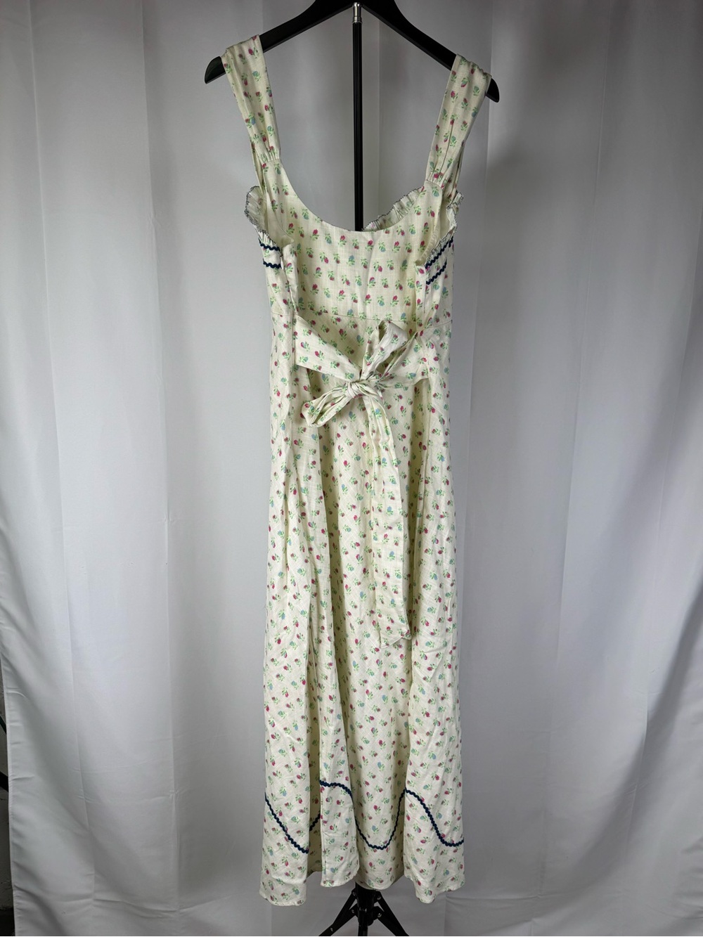Free People Sweet Hearts Midi Dress Cottagecore Medium NWT - Picture 6 of 9